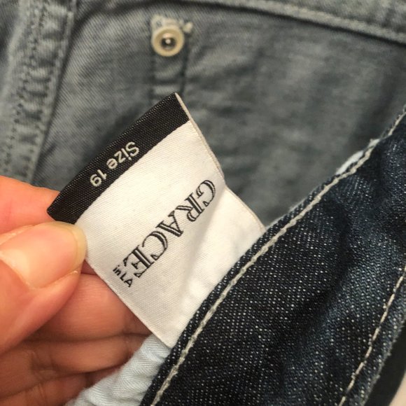 Grace in LA Easy Fit Bootcut Embroidered Embellished Denim Blue Jeans, 19 - Picture 7 of 13